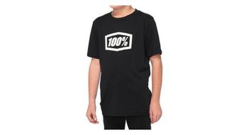 Camiseta 100  icono nino negro m