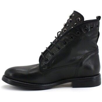 Jiudit Botines Anfibio Stivaletto Pietre Nero 10807 para mujer