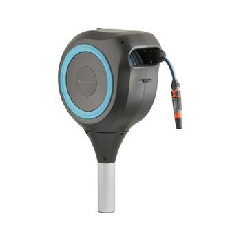 Enrollador Automático Gardena Rollup M 20m Azul