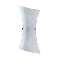 lampara de pared de metal blanco