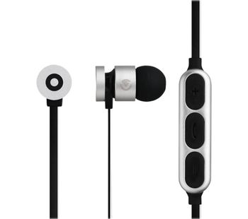 VOLKANO Mercury Series VK-1006-SLBK Wireless Bluetooth Earphones - Black & Silver, Black