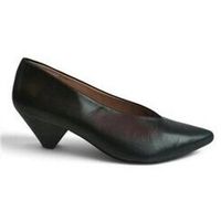 miuxa zapatos de tacon morete negro para mujer