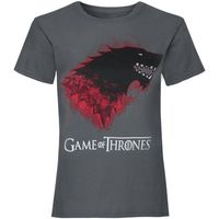 game of thrones camiseta bloody direwolf para mujer