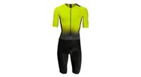 traje de triatlon huub collective amarillo fluorescente para hombre