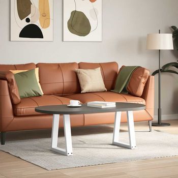 Patas Para Mesa De Comedor En Forma De V 2 Uds | Patas De Muebles Blanco Acero