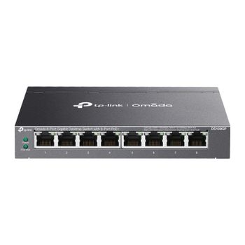 Conmutador TP-Link Omada DS108GP 8 Puertos Gigabit Ethernet PoE+ No Administrado
