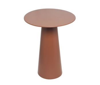 Mini mesa metal ona 49x38cm terracota