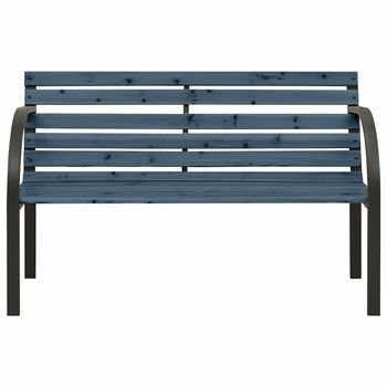 Banco De Jardín | Banco De Exterior | Silla De Jardín Para Niños De Madera De Abeto Chino Gris 81 Cm