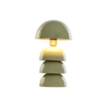 Lampara Sobremesa Metal 20,5x20,5x37 Verde