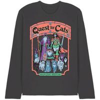steven rhodes camiseta manga larga quest for cats para mujer