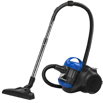 Aigostar - Aspirador sin Bolsa, Aspiradoras de trineo Boquilla 2 en 1 para Ranuras, Filtro Lavable Antialergias, Radio de Acción de 7.5 M, Azul