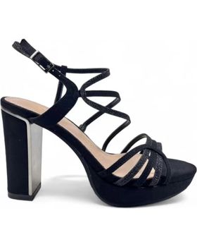 de TIMBOS SANDALIA TACON FIESTA MUJER 130756 NEGRO