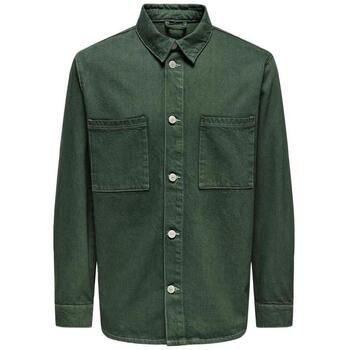 Only & Sons Camisa manga larga Dago para hombre