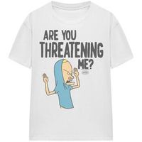 beavis  butthead tops y camisetas are you threatening me para mujer