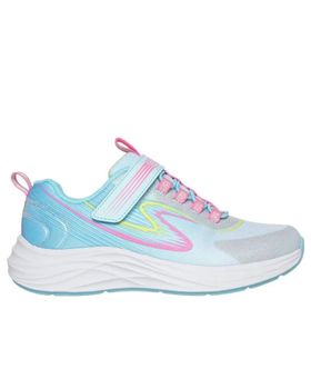 de SKECHERS DEPORTIVO ELASTICO Y VELCRO -MULT CELESTE