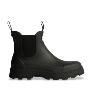 Hunter para mujer. FRU0005252 Botines Chelsea Elements negro (40), Plano, Ninguno, Casual