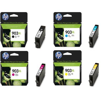 Original Multipack HP OfficeJet Pro 6976 All-in-One Printer Ink Cartridges (4 Pack) -T6M03AE