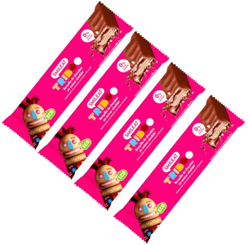Smileat Triboo Barrita Rellena y Recubierta de Cacao ECO 4x40 gr