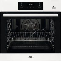 aeg steambake bes356010w electric steam oven - white white