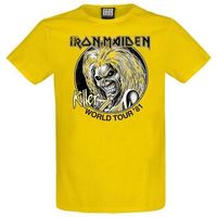 amplified clothing camiseta killer world tour 81 para mujer