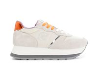 zapatillas deportivas de mujer en ante beige