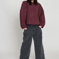 stella nova floral-print quilted cotton jacket - dk 36uk 10