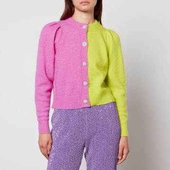 CRAS Alba Two-Tone Knitted Cardigan - EU 36/UK 8