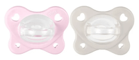 chicco chupete physioforma dual soft rosagris 2-6m 2 uds