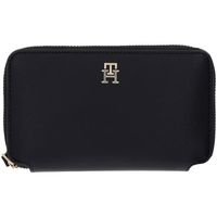 tommy hilfiger cartera th logotape compact zip around aw0aw18699 para mujer