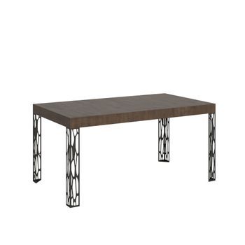 Mesa Extensible 80x160/244 Cm Ghibli Nogal Estructura Antracita