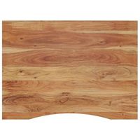 tablero de escritorio rectangular madera acacia 100x80x25 cm vidaxl