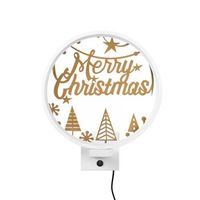 lampara de pared xmas28 oro blanco metal 30x36x10 cm
