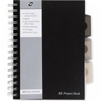 pukka pad a5 project book 250 pages silver pk3