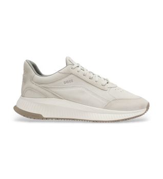 BOSS para hombre. 50563920 Zapatillas TTNM blanco (43), Plano, Cordones, Casual
