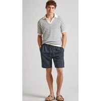 pepe jeans short bermuda relaxed linen hombre para hombre
