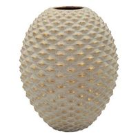 jarron de resina beige o 295x36 cm