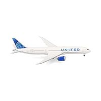avion en miniatura de coleccion - herpa united airlines boeing 787-9 dreamliner
