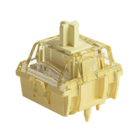 akko v5 pro interruptor amarillo crema 5 pines 50gf interruptor lineal thocky lubricado de fabrica compatible con teclado mecanico cherry mx 45 uds