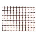 malla plastico 11x11-100marron r25mcuadr