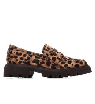 Carmela para mujer. 16254505-LEOPARDO Zapatos de piel 162545 animalprint (41), Plano, Ninguno, Casual, Animal print