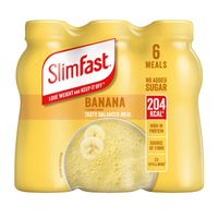 slimfast milkshake multipack bottle banana