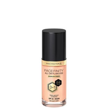 Max Factor Facefinity All Day Flawless 3 in 1 Vegan Foundation 30ml (Various Shades) - C40 - LIGHT IVORY