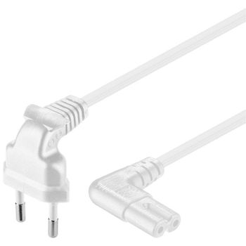 Goobay Cable CEE 7/16 C7 1m Blanco