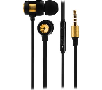 VOLKANO Alloy VK-1007-GD Earphones - Gold & Black, Gold