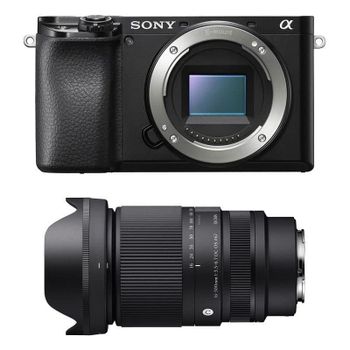 Cámara Mirrorless Sony Alpha 6100 24.2MP 4K 16-300mm WiFi Bluetooth