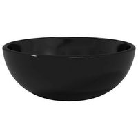lavabo de vidrio templado negro 30x12 cm vidaxl