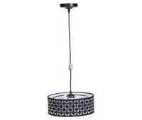 lampara de techo negra 30x30x80h cm