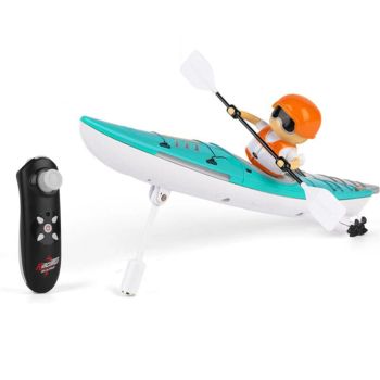 HC 810 RTR 2.4G Barco RC Coloridos Remos Control Remoto Remo Luces LED Conducción de 360º Modos Duales Barco Impermeable
