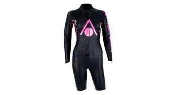 Aquasphere limitless suit v2 traje de neopreno para mujer negro   rosa