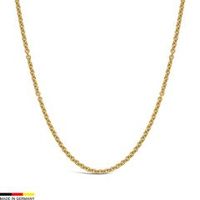 cadena ancla redonda de oro de 14 quilates de 24 mm de grosor